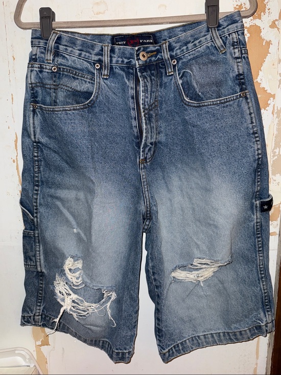 Phat Farm Other - Phat Farm Distressed Blue Denim Jean Shorts